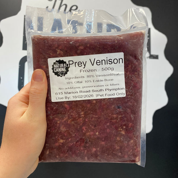 Prey Venison Meal - 500g - Frozen