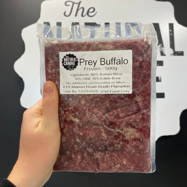 Prey Buffalo Meal - 500g - Frozen