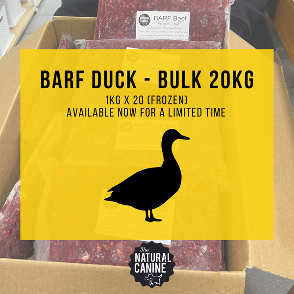 Bulk - Prey Duck - 20kg - FROZEN