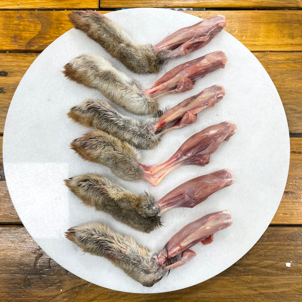 Rabbit Feet - Frozen - 6 per pack