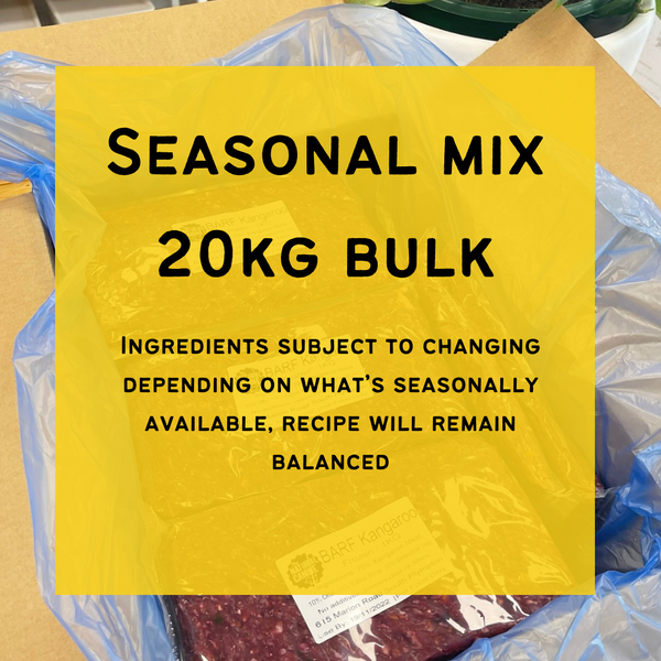 Bulk - Seasonal Mix - BARF Meal - 20KG